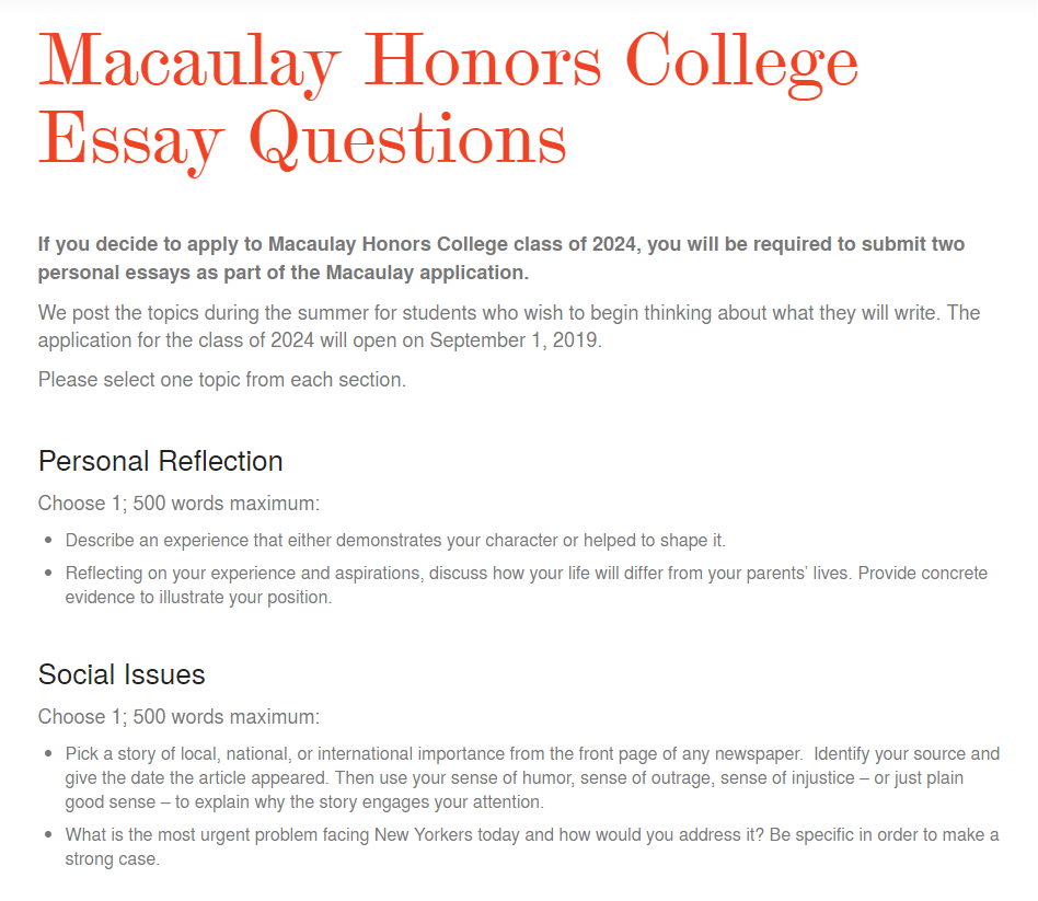 college application essay examples 500 words